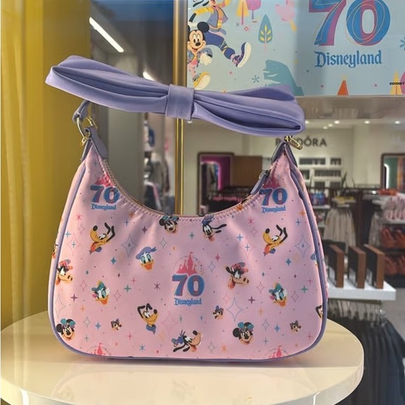 Stoney Clover Lane Handbags - Stoney Clover Lane Pink and Purple Disney Shoulder Bag